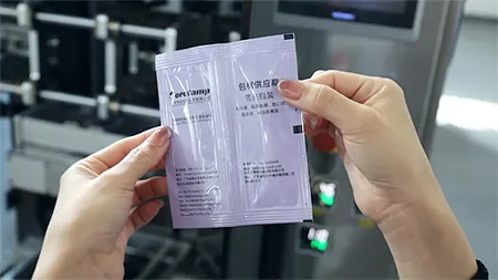 4 Side Seal Twin Stickpack Liquid Packaging Machine