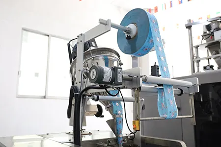 Film feeding and dosing system